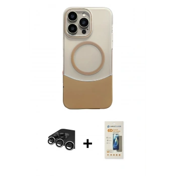 MARSİLYAN™- iPhone 14 Pro Max Kılıf Kozmos Form Özel Seri - Siyah 6D Mat Seramik Hayalet Nano Ekran Koruyucu + Raze Metal Kamera Lens - GS