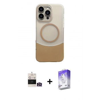 MARSİLYAN™- iPhone 14 Pro Max Kılıf Kozmos Form Özel Seri - Siyah Bilvis 5in1 3D Magic Cam Ekran Koruyucu + Bilvis Titan Kamera Lens - GD