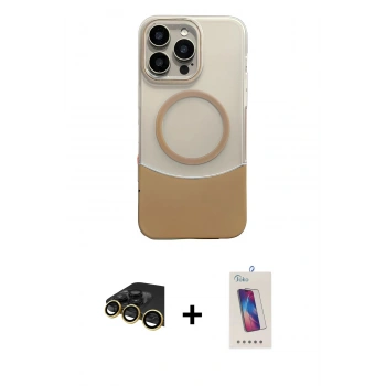 MARSİLYAN™- iPhone 14 Pro Max Kılıf Kozmos Form Özel Seri - Siyah Joko 5D Cam + Raze Metal Kamera Lens - GD