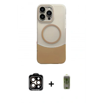 MARSİLYAN™- iPhone 14 Pro Max Kılıf Kozmos Form Özel Seri - Siyah Joko Magic 5D Hayalet Cam + PVD Metal Kamera Lens - TU