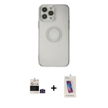 MARSİLYAN™- iPhone 14 Pro Max Kılıf Kutup Klasik - Siyah Joko 5D Cam + Bilvis Titan Kamera Lens - DNMR
