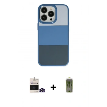 MARSİLYAN™- iPhone 14 Pro Max Kılıf Kutup Özel Seri - Siyah Joko Magic 5D Hayalet Cam + Bilvis Titan Kamera Lens - DNMR