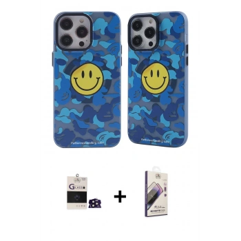 MARSİLYAN™- iPhone 14 Pro Max Kılıf Nova Doku Koleksiyonu - Siyah Bilvis 3D Mat Cam Ekran Koruyucu + Bilvis Titan Kamera Lens - DNMR