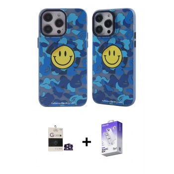 MARSİLYAN™- iPhone 14 Pro Max Kılıf Nova Doku Koleksiyonu - Siyah Bilvis 5in1 3D Magic Cam Ekran Koruyucu + Bilvis Titan Kamera Lens - GS
