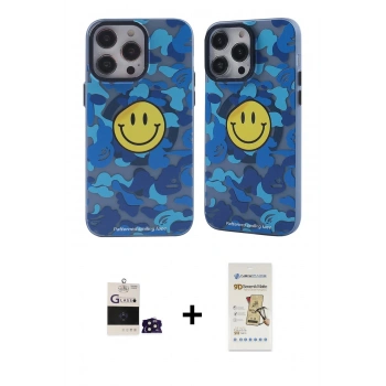 MARSİLYAN™- iPhone 14 Pro Max Kılıf Nova Doku Koleksiyonu - Siyah Mat Seramik Nano Ekran Koruyucu + Bilvis Titan Kamera Lens - DNMR