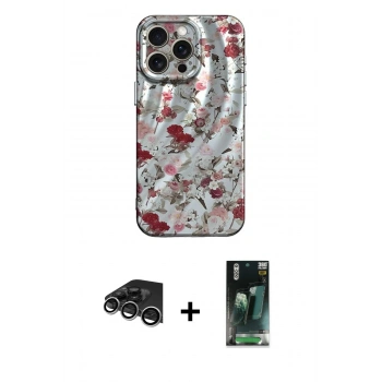 MARSİLYAN™- iPhone 14 Pro Max Kılıf Nova Doku Prime - Şeffaf 360 Full Body Arka Koruyucu + Raze Metal Kamera Lens - GS