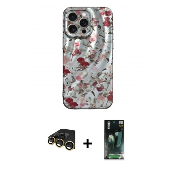 MARSİLYAN™- iPhone 14 Pro Max Kılıf Nova Doku Prime - Şeffaf 360 Full Body Arka Koruyucu + Raze Metal Kamera Lens - GD