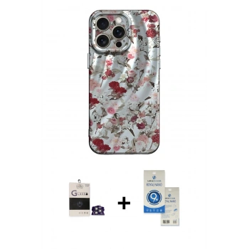 MARSİLYAN™- iPhone 14 Pro Max Kılıf Nova Doku Prime - Şeffaf Royal Nano Ekran Koruyucu + Bilvis Titan Kamera Lens - GS