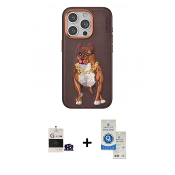 MARSİLYAN™- iPhone 14 Pro Max Kılıf Nova Form Koleksiyonu - Şeffaf Royal Nano Ekran Koruyucu + Bilvis Titan Kamera Lens - SH