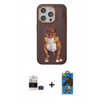 MARSİLYAN™- iPhone 14 Pro Max Kılıf Nova Form Koleksiyonu - Siyah 18D Cam Ekran Koruyucu + Bilvis Titan Kamera Lens - DNMR