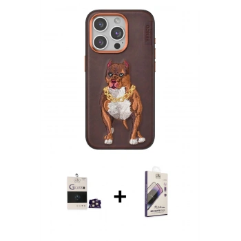MARSİLYAN™- iPhone 14 Pro Max Kılıf Nova Form Koleksiyonu - Siyah Bilvis 3D Mat Cam Ekran Koruyucu + Bilvis Titan Kamera Lens - GD