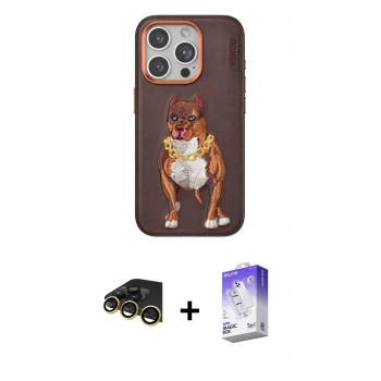 MARSİLYAN™- iPhone 14 Pro Max Kılıf Nova Form Koleksiyonu - Siyah Bilvis 5in1 3D Magic Cam Ekran Koruyucu + Raze Metal Kamera Lens - GD