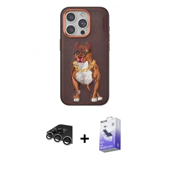 MARSİLYAN™- iPhone 14 Pro Max Kılıf Nova Form Koleksiyonu - Siyah Bilvis 5in1 5D Magic Hayalet Cam Ekran Koruyucu + Raze Metal Kamera Lens - GS