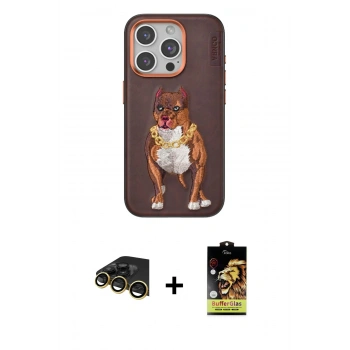 MARSİLYAN™- iPhone 14 Pro Max Kılıf Nova Form Koleksiyonu - Siyah Buffer Cam Ekran Koruyucu + Raze Metal Kamera Lens - GD