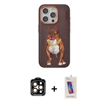MARSİLYAN™- iPhone 14 Pro Max Kılıf Nova Form Koleksiyonu - Siyah Joko 5D Cam + PVD Metal Kamera Lens - TU