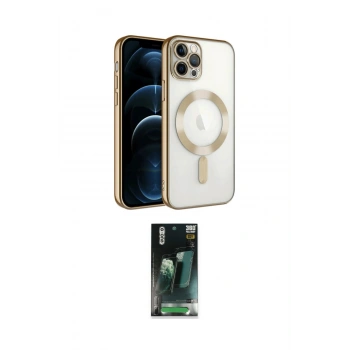 MARSİLYAN™- iPhone 14 Pro Max Kılıf Nova Işık Özel Seri - Siyah 360 Mat Full Body Arka Koruyucu