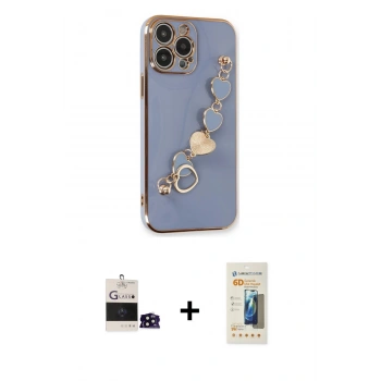 MARSİLYAN™- iPhone 14 Pro Max Kılıf Nova Işık Prime - Siyah 6D Mat Seramik Hayalet Nano Ekran Koruyucu + Bilvis Titan Kamera Lens - SH