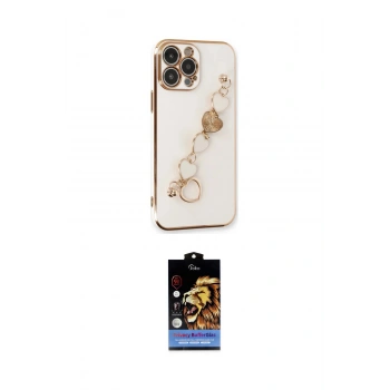 MARSİLYAN™- iPhone 14 Pro Max Kılıf Nova Işık Prime - Siyah Buffer Hayalet Cam Ekran Koruyucu