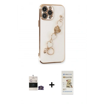 MARSİLYAN™- iPhone 14 Pro Max Kılıf Nova Işık Prime - Siyah Mat Seramik Nano Ekran Koruyucu + Bilvis Titan Kamera Lens - GD