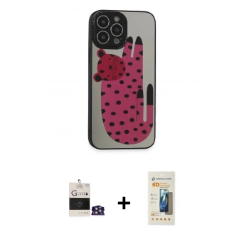 MARSİLYAN™- iPhone 14 Pro Max Kılıf Odak Klasik Serisi - Siyah 6D Mat Seramik Hayalet Nano Ekran Koruyucu + Bilvis Titan Kamera Lens - GS