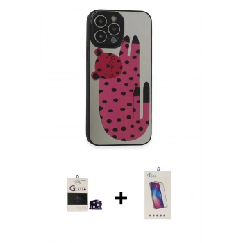 MARSİLYAN™- iPhone 14 Pro Max Kılıf Odak Klasik Serisi - Siyah Joko 5D Cam + Bilvis Titan Kamera Lens - SH