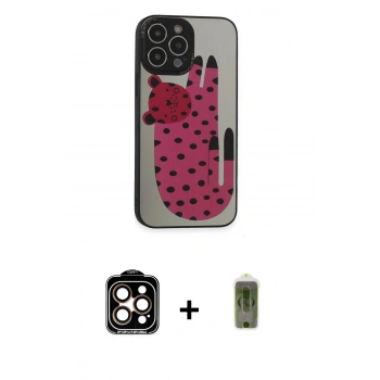 MARSİLYAN™- iPhone 14 Pro Max Kılıf Odak Klasik Serisi - Siyah Joko Magic 5D Hayalet Cam + PVD Metal Kamera Lens - TU