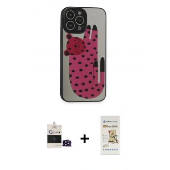 MARSİLYAN™- iPhone 14 Pro Max Kılıf Odak Klasik Serisi - Siyah Mat Seramik Nano Ekran Koruyucu + Bilvis Titan Kamera Lens - SH