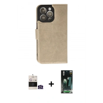 MARSİLYAN™- iPhone 14 Pro Max Kılıf Siluet Işık Serisi - Şeffaf 360 Full Body Arka Koruyucu + Bilvis Titan Kamera Lens - GS