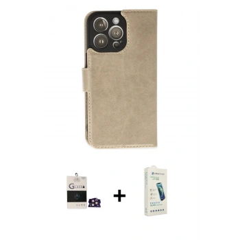 MARSİLYAN™- iPhone 14 Pro Max Kılıf Siluet Işık Serisi - Şeffaf Pasifik Cam Ekran Koruyucu + Bilvis Titan Kamera Lens - GD