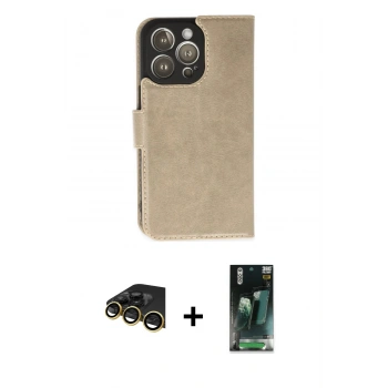 MARSİLYAN™- iPhone 14 Pro Max Kılıf Siluet Işık Serisi - Siyah 360 Mat Full Body Arka Koruyucu + Raze Metal Kamera Lens - GD