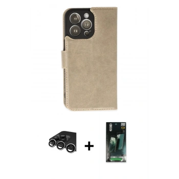 MARSİLYAN™- iPhone 14 Pro Max Kılıf Siluet Işık Serisi - Siyah 360 Mat Full Body Arka Koruyucu + Raze Metal Kamera Lens - GS