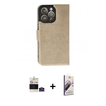 MARSİLYAN™- iPhone 14 Pro Max Kılıf Siluet Işık Serisi - Siyah Bilvis 3D Mat Cam Ekran Koruyucu + Bilvis Titan Kamera Lens - DNMR