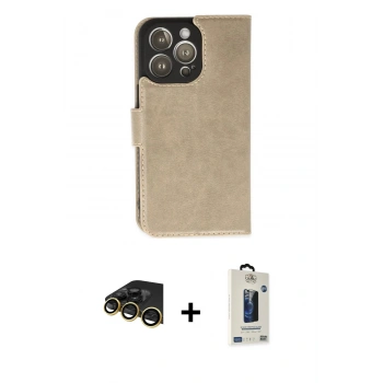 MARSİLYAN™- iPhone 14 Pro Max Kılıf Siluet Işık Serisi - Siyah Bilvis Hayalet Cam Ekran Koruyucu + Raze Metal Kamera Lens - GD