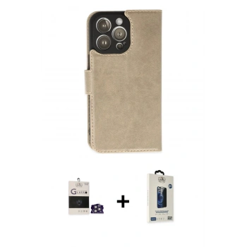 MARSİLYAN™- iPhone 14 Pro Max Kılıf Siluet Işık Serisi - Siyah Bilvis Hayalet Cam Ekran Koruyucu + Bilvis Titan Kamera Lens - GS