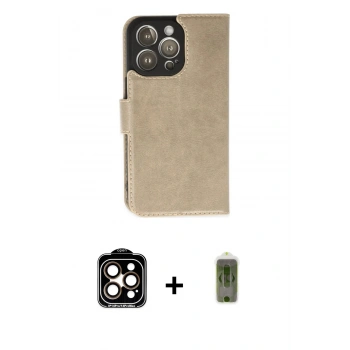 MARSİLYAN™- iPhone 14 Pro Max Kılıf Siluet Işık Serisi - Siyah Joko Magic 5D Hayalet Cam + PVD Metal Kamera Lens - TU