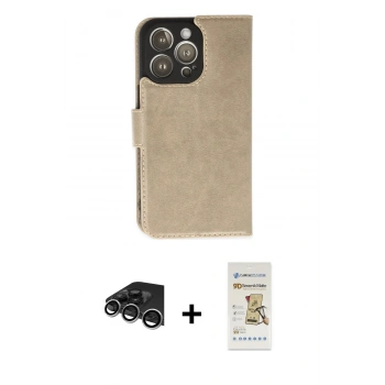 MARSİLYAN™- iPhone 14 Pro Max Kılıf Siluet Işık Serisi - Siyah Mat Seramik Nano Ekran Koruyucu + Raze Metal Kamera Lens - GS