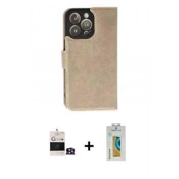 MARSİLYAN™- iPhone 14 Pro Max Kılıf Siluet Işık Serisi - Siyah Polymer Nano Ekran Koruyucu + Bilvis Titan Kamera Lens - GD