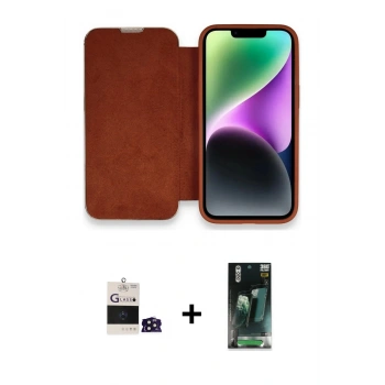 MARSİLYAN™- iPhone 14 Pro Max Kılıf Siluet Minimal Serisi - Siyah 360 Mat Full Body Arka Koruyucu + Bilvis Titan Kamera Lens - DNMR