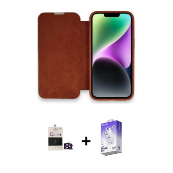 MARSİLYAN™- iPhone 14 Pro Max Kılıf Siluet Minimal Serisi - Siyah Bilvis 5in1 3D Magic Cam Ekran Koruyucu + Bilvis Titan Kamera Lens - GD