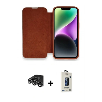 MARSİLYAN™- iPhone 14 Pro Max Kılıf Siluet Minimal Serisi - Siyah Bilvis Hayalet Cam Ekran Koruyucu + Raze Metal Kamera Lens - GS