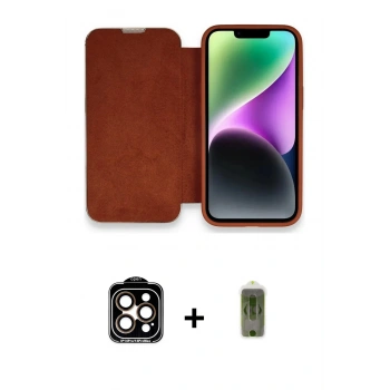 MARSİLYAN™- iPhone 14 Pro Max Kılıf Siluet Minimal Serisi - Siyah Joko Magic 5D Hayalet Cam + PVD Metal Kamera Lens - TU