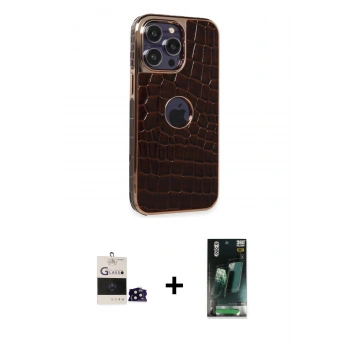 MARSİLYAN™- iPhone 14 Pro Max Kılıf Ufuk Form Prime - Şeffaf 360 Full Body Arka Koruyucu + Bilvis Titan Kamera Lens - SH