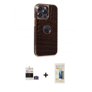 MARSİLYAN™- iPhone 14 Pro Max Kılıf Ufuk Form Prime - Siyah 6D Mat Seramik Hayalet Nano Ekran Koruyucu + Bilvis Titan Kamera Lens - GS
