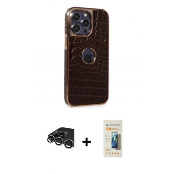 MARSİLYAN™- iPhone 14 Pro Max Kılıf Ufuk Form Prime - Siyah 6D Mat Seramik Hayalet Nano Ekran Koruyucu + Raze Metal Kamera Lens - GS