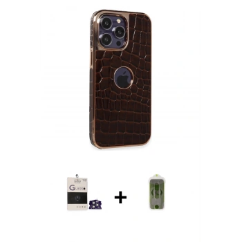 MARSİLYAN™- iPhone 14 Pro Max Kılıf Ufuk Form Prime - Siyah Joko Magic 5D Hayalet Cam + Bilvis Titan Kamera Lens - GS