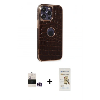 MARSİLYAN™- iPhone 14 Pro Max Kılıf Ufuk Form Prime - Siyah Mat Seramik Nano Ekran Koruyucu + Bilvis Titan Kamera Lens - GD