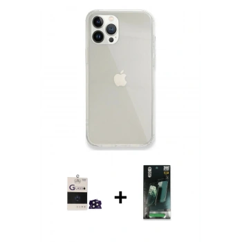 MARSİLYAN™- iPhone 14 Pro Max Kılıf Vadi Asil Prime - Siyah 360 Mat Full Body Arka Koruyucu + Bilvis Titan Kamera Lens - DNMR