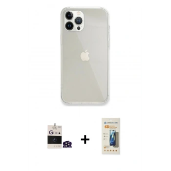 MARSİLYAN™- iPhone 14 Pro Max Kılıf Vadi Asil Prime - Siyah 6D Mat Seramik Hayalet Nano Ekran Koruyucu + Bilvis Titan Kamera Lens - DNMR
