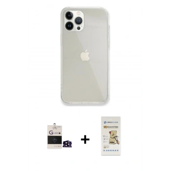 MARSİLYAN™- iPhone 14 Pro Max Kılıf Vadi Asil Prime - Siyah Mat Seramik Nano Ekran Koruyucu + Bilvis Titan Kamera Lens - SH