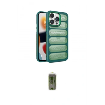 MARSİLYAN™- iPhone 14 Pro Max Kılıf Yadigar Doku Özel Seri - Siyah Joko Magic 5D Hayalet Cam